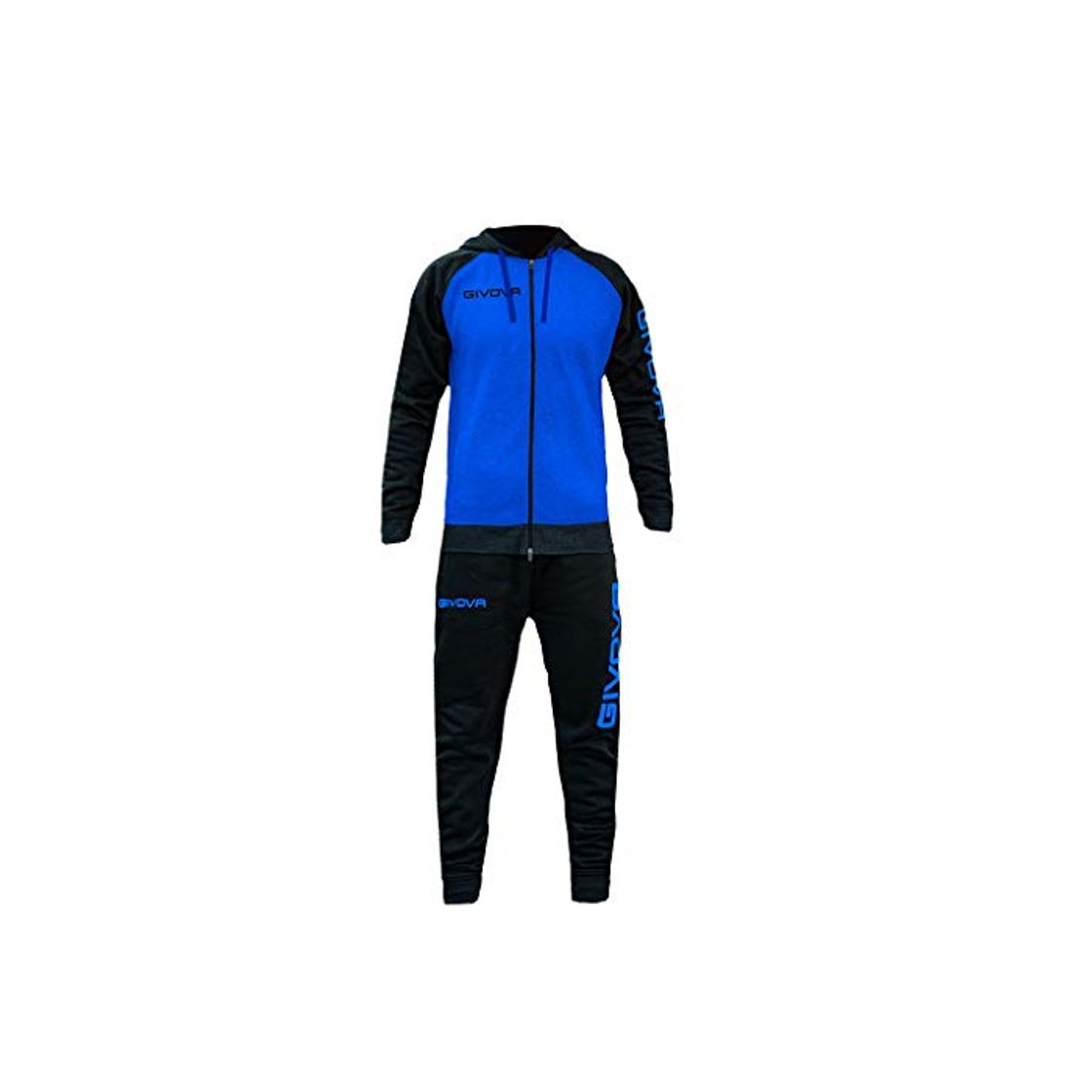 Moda Perseo Sport Givova LF33 - Chándal para hombre de algodón afelpado con