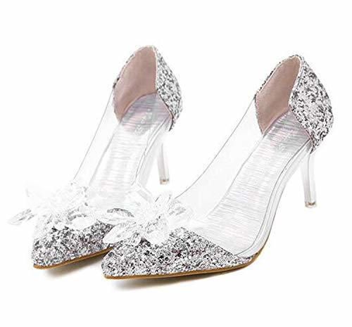 New New Spring Sexy Women Pumps Cinderella Shoes Pointed High Heels Female