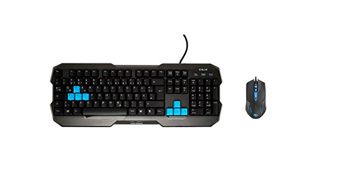 Product Gaming Bundle E-Blue Polygon Gaming Keyboard y E-Blue Auroza Type de G