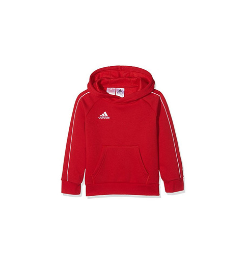 adidas Core18 Hoody Sudadera con Capucha, Unisex Niños, Rojo