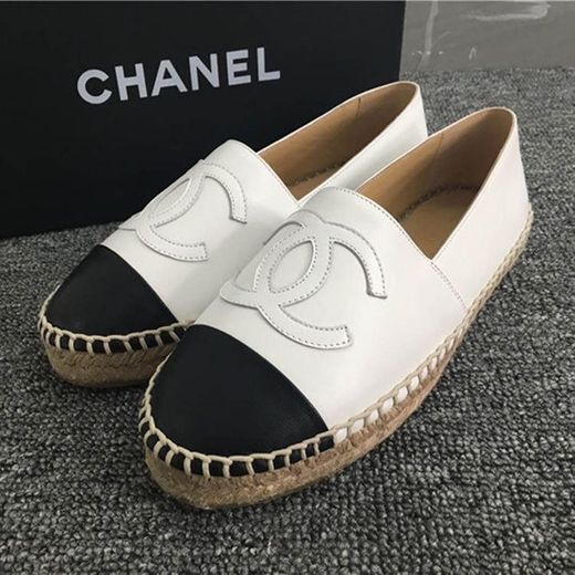 Chanel shoes black and white