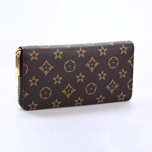 Social Ldyia Monedero Estampado Unisex de Mujer Monedero Largo con Cremallera Monedero de