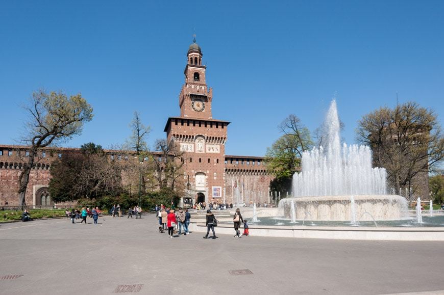 Place Castillo Sforzesco