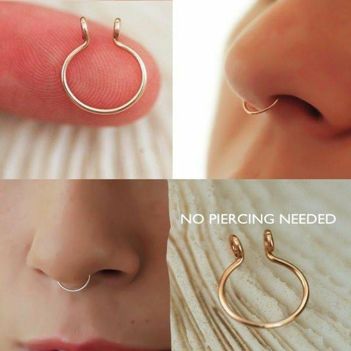 Moda Piercing falso