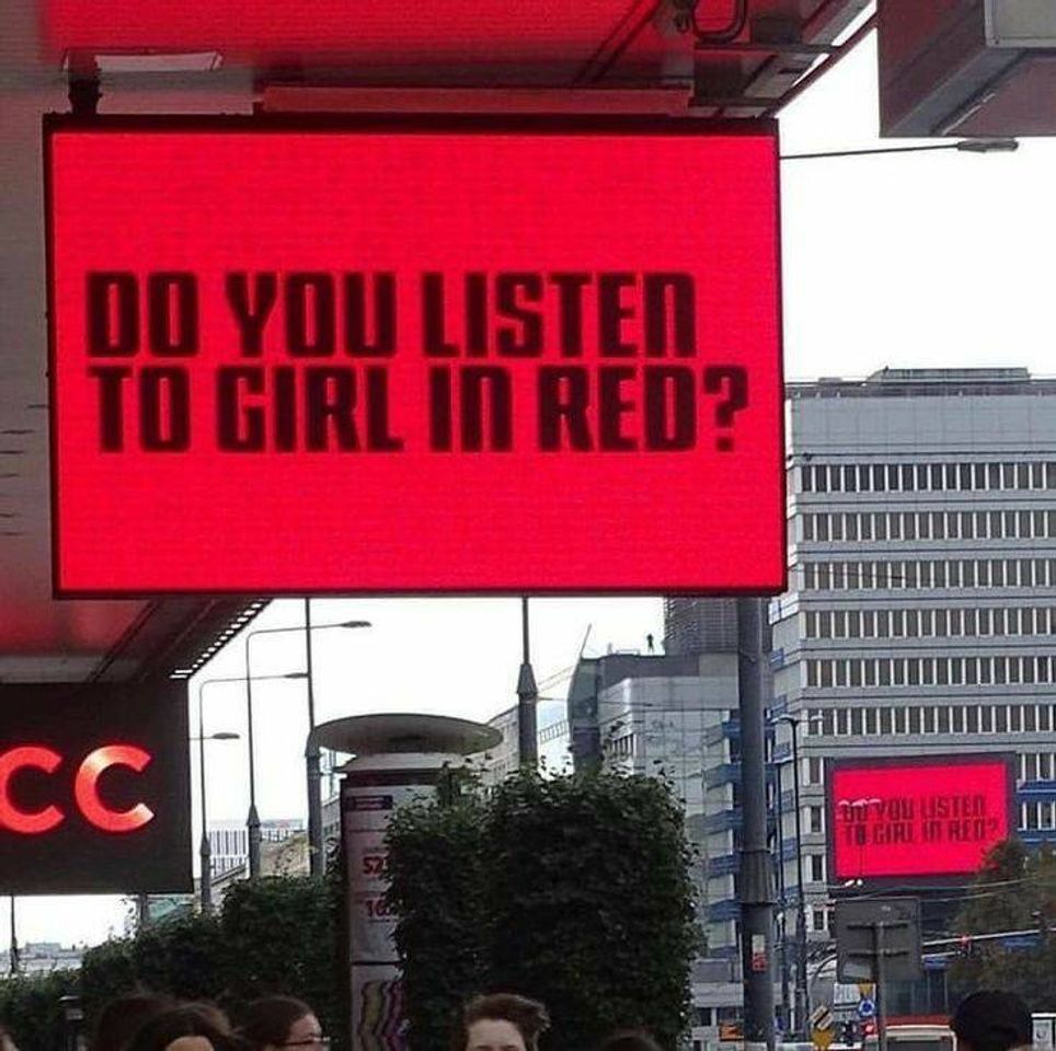 Fashion girl in red 