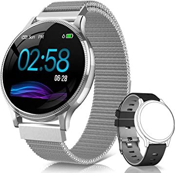 Electrónica NAIXUES Smartwatch, Reloj Inteligente IP67 Pulsera Actividad Inteligente con Pulsómetro, Monitor de