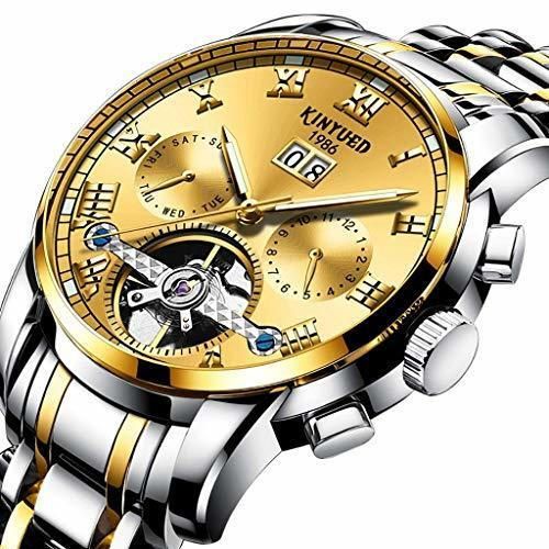 Rolexes Clock Shop Reloj de Hombre Cronógrafo Militar Resistente al Agua Reloj