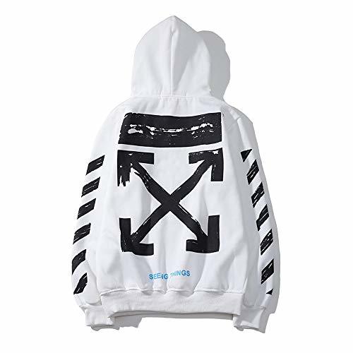 Home XCBW Off OW Logo Trendy Cotton Pullover - Sudadera para Hombre/Mujer -