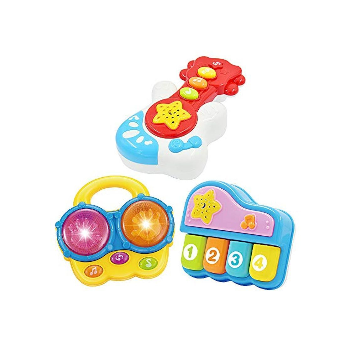 Product WEofferwhatYOUwant Set 3 Instrumentos Musicales Infantiles 