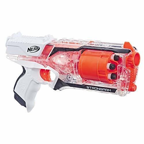 Nerf- Strongarm Clear, Color transparente