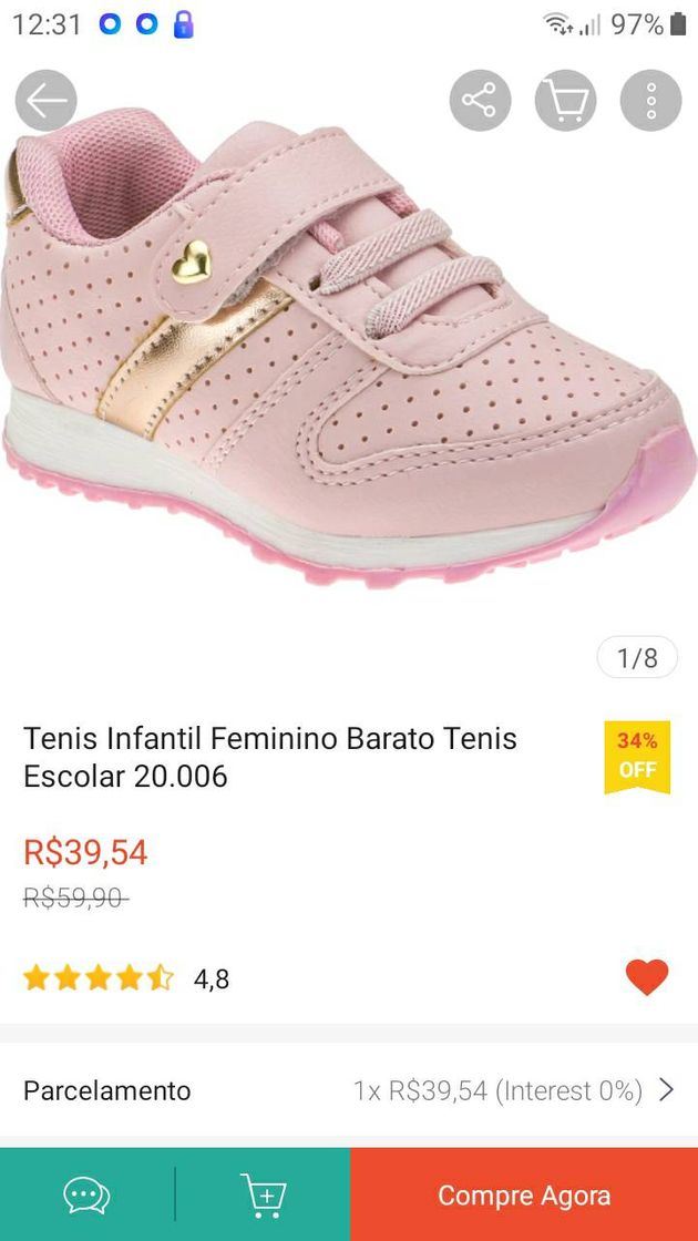 Moda Tênis infantil