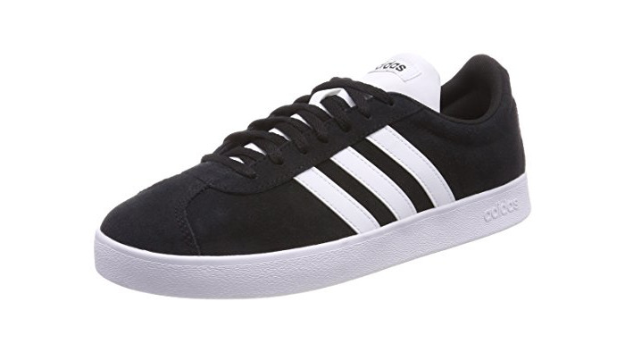 Moda Adidas VL Court 2.0, Zapatillas de Skateboard para Hombre, Negro