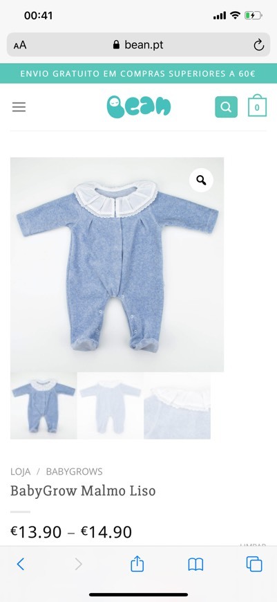 Productos Bean Baby Clothes