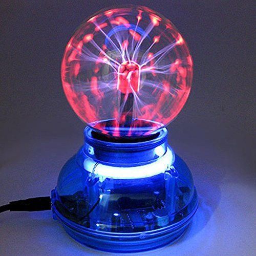 kicode USB funciona con LED de plasma bola Dekoratives Ligh