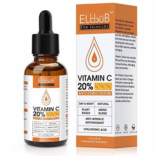 Belleza Suero de Vitamina C para Rostro - Suero Facial Puro con 20%