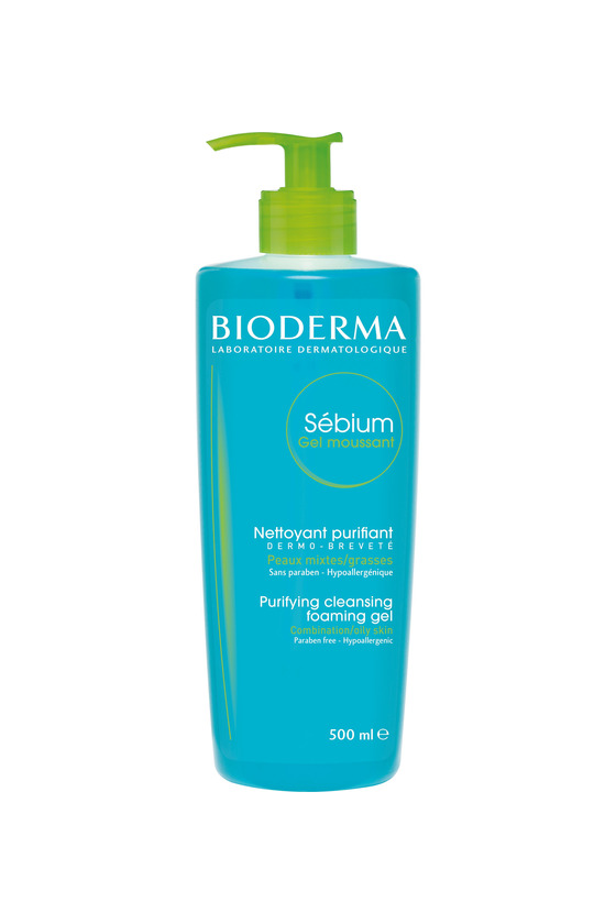 Belleza BIODERMA SEBIUM gel moussant nettoyant purifiant 500 ml