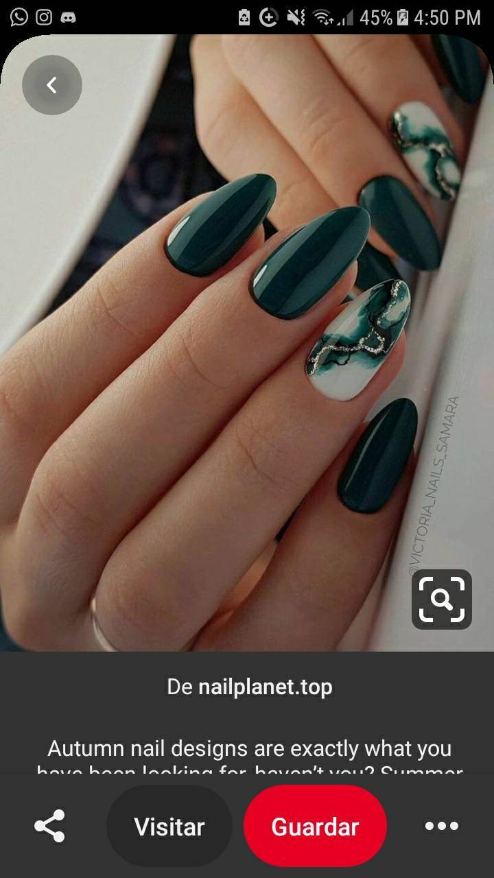 Fashion Esmerald nails