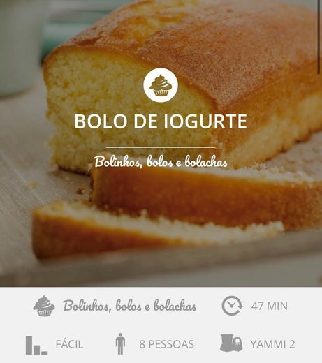 Bolo de iogurte - Yammi