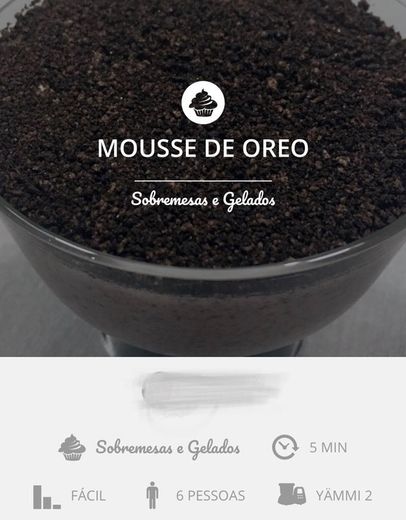 Mousse de oreo - Yammi