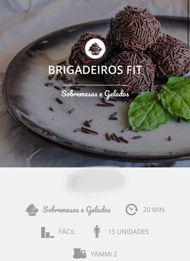 Brigadeiros Fit - Yammi