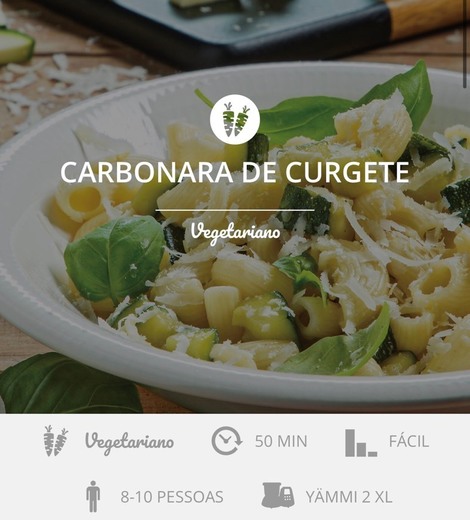 Carbonara de curgete- Yammi