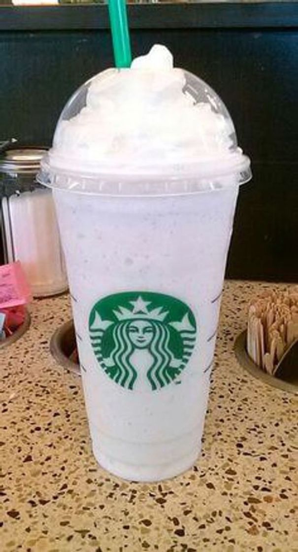 Moda frappuccino de baunilha 