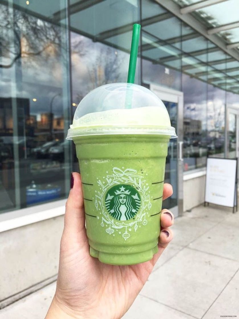 Moda frappuccino de matcha