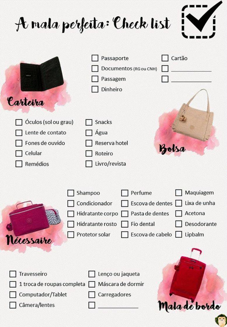 Moda Mais uma listinha para viagem