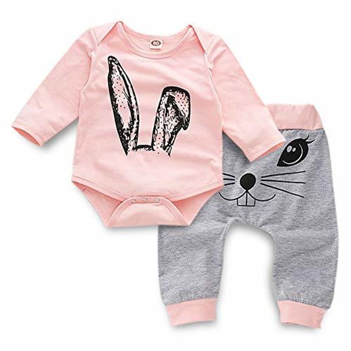 Producto K-youth Ropa Bebé Niña Conjunto Niña Pantalon y Top Fiesta Bebé Niña