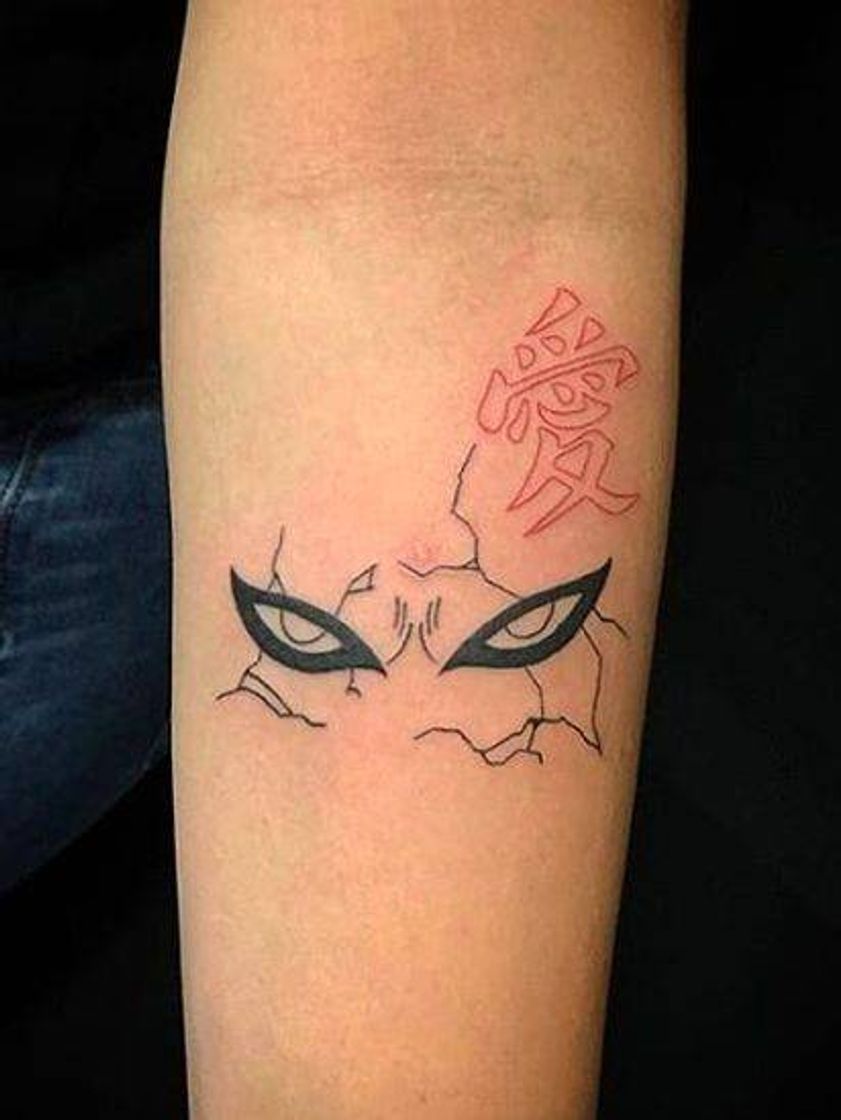 Fashion Tatuagem gaara