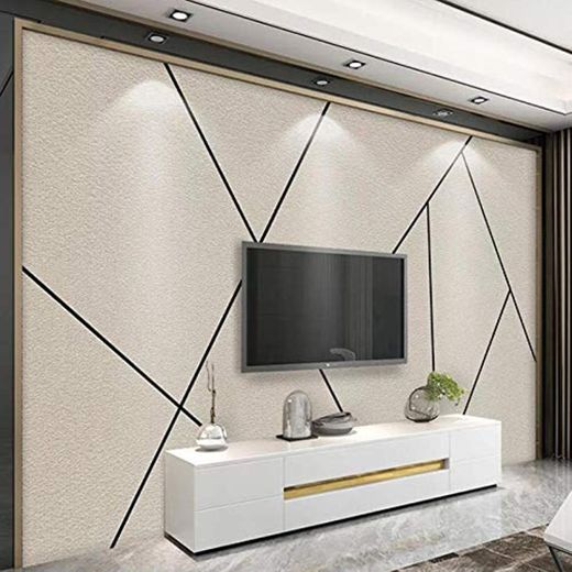3D Geometria Papel De Parede Abstrato Moderno Arte Murais Sala de estar