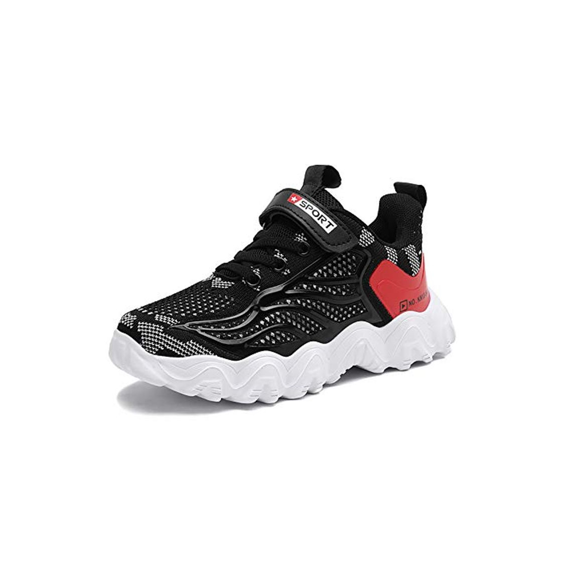 Moda Zapatillas Deportivas Niño Bambas Niño Velcro Tenis Niño Ligeras Zapatos de Correr