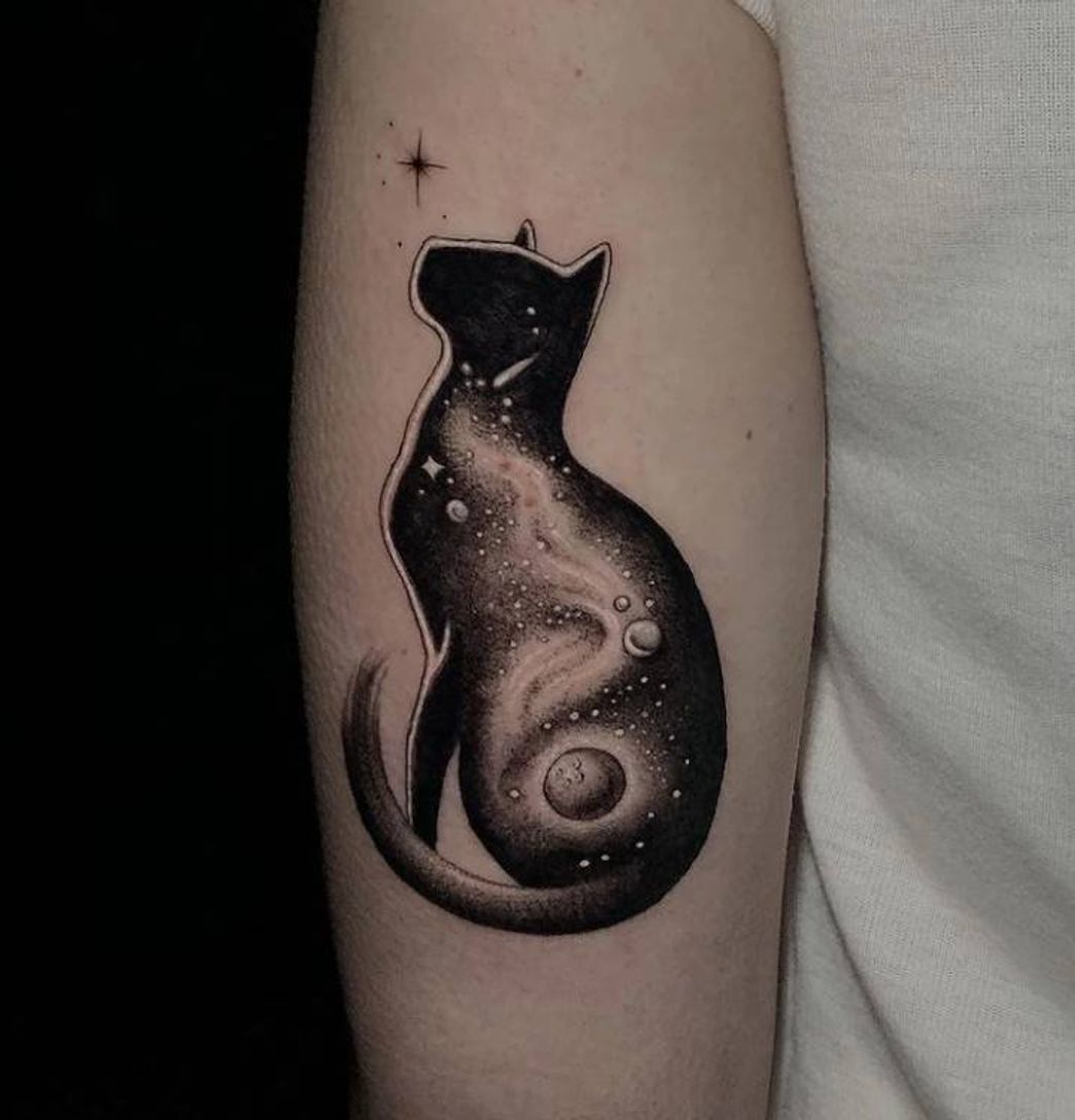 Moda Tattoo cat 