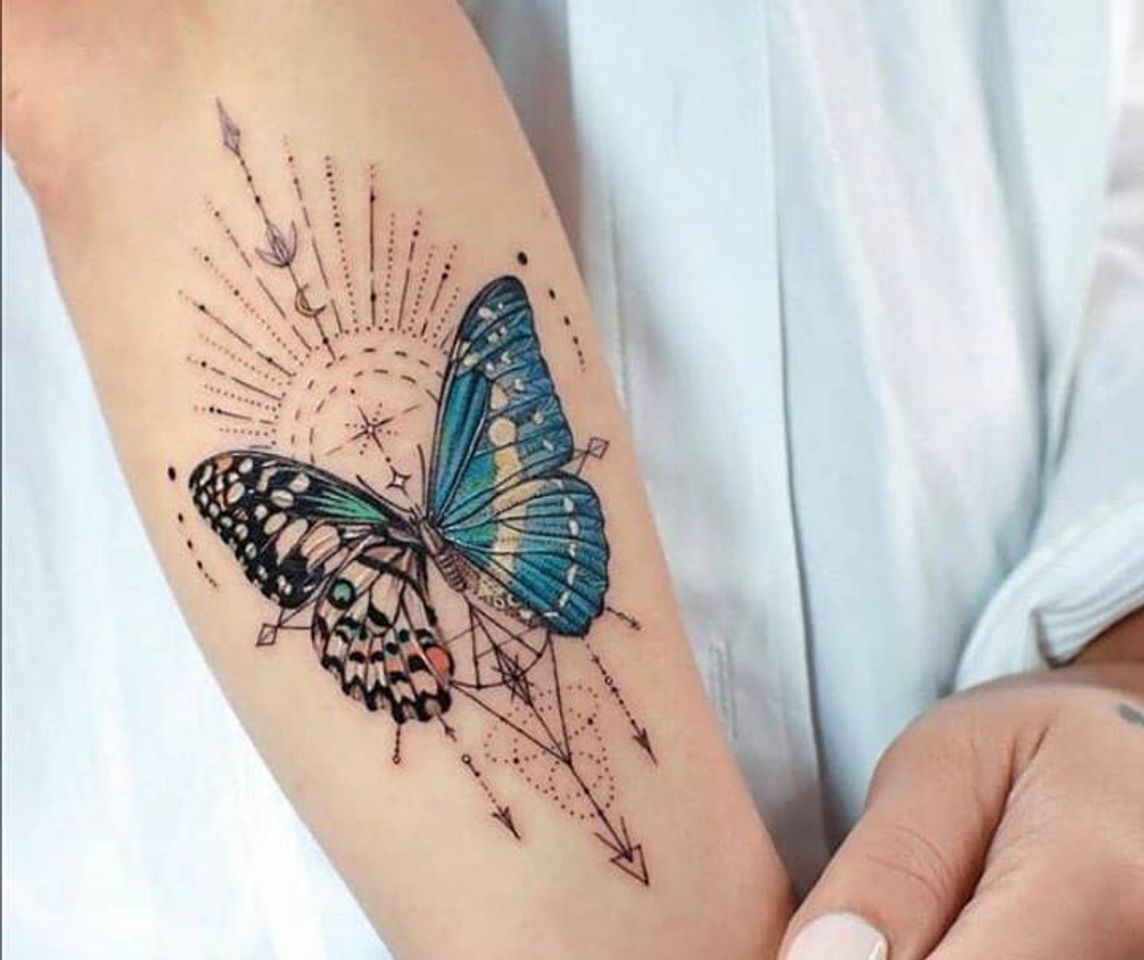 Moda Tattoo borboleta 🦋