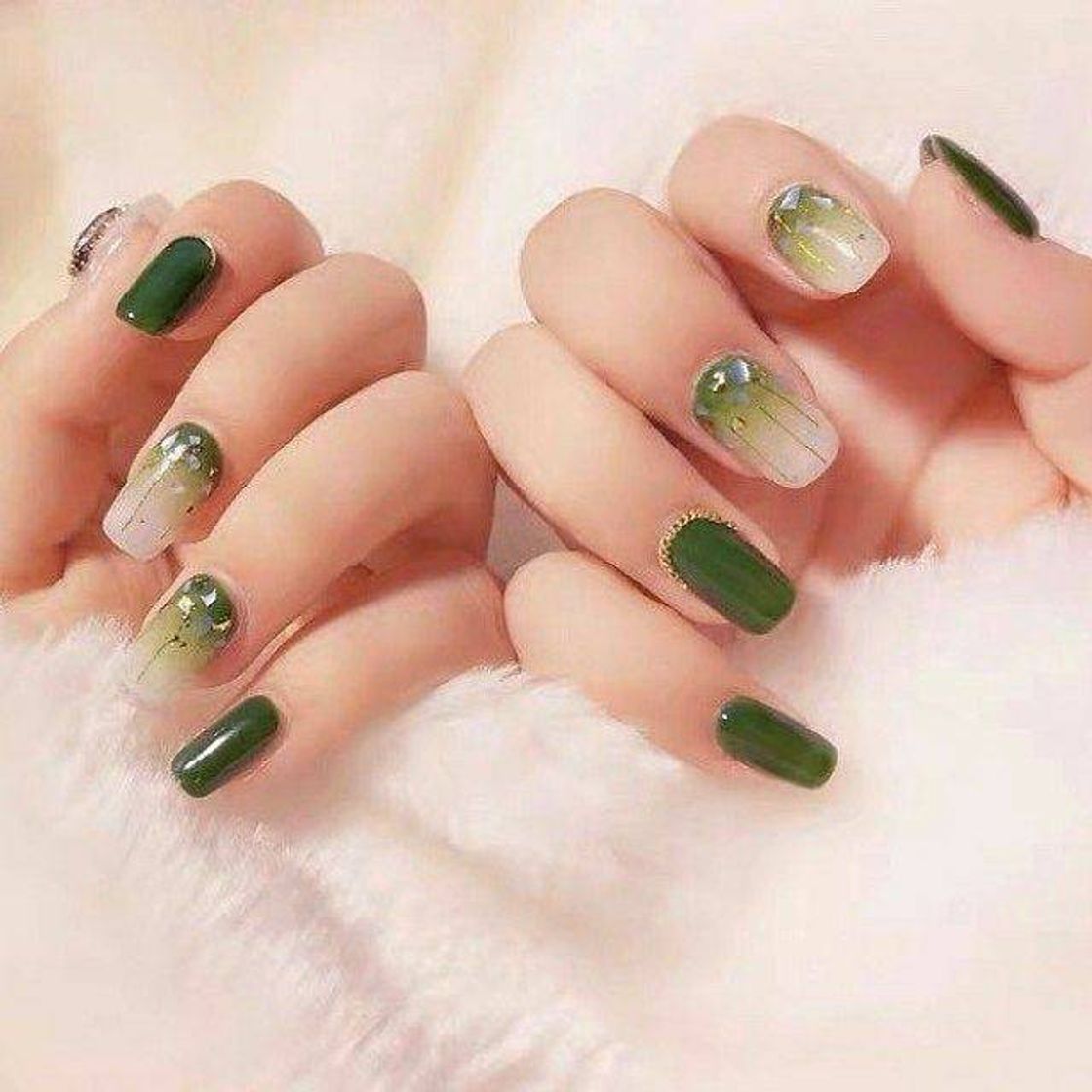 Fashion Unhas verdes