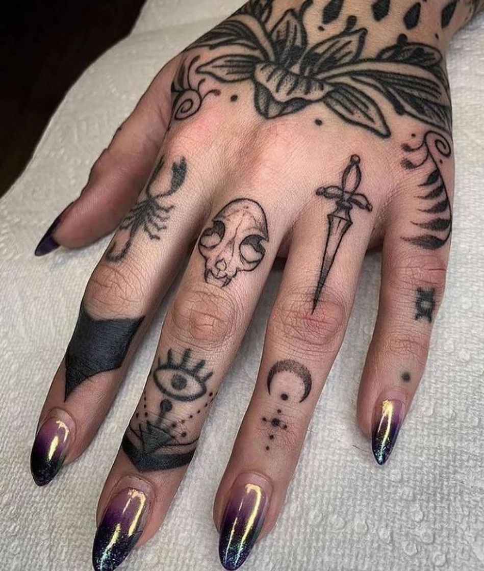 Moda Finger TATTOO