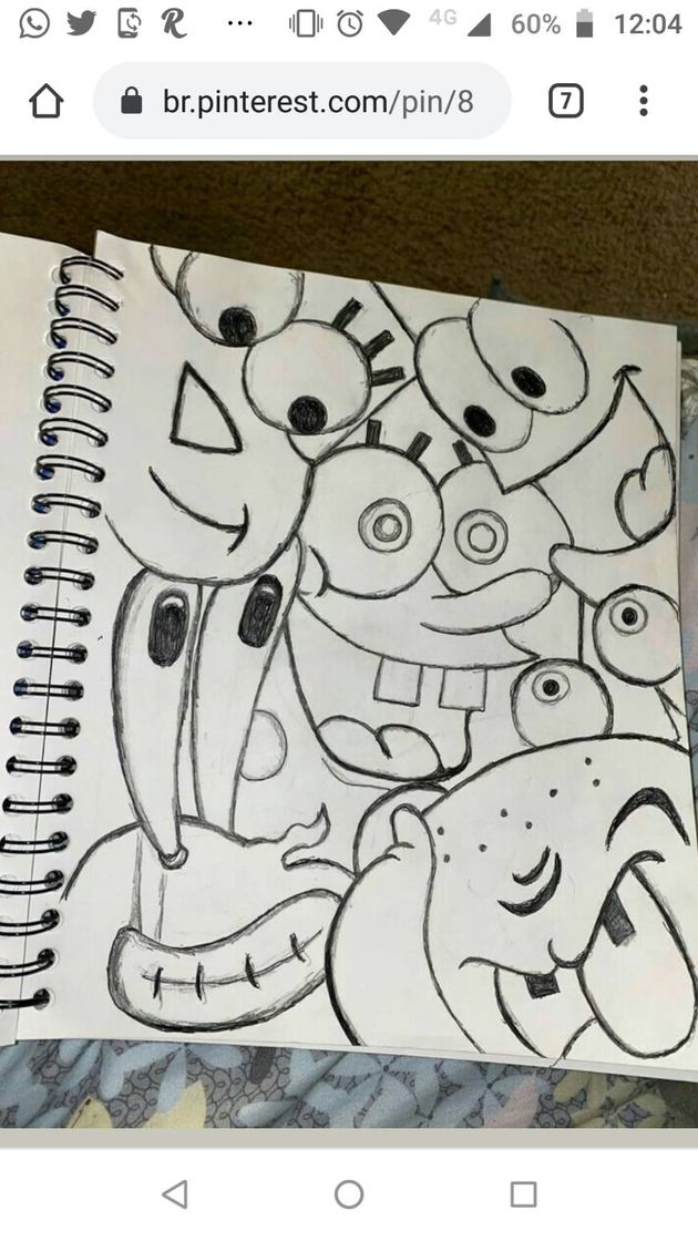 Fashion Desenho Bob esponja 