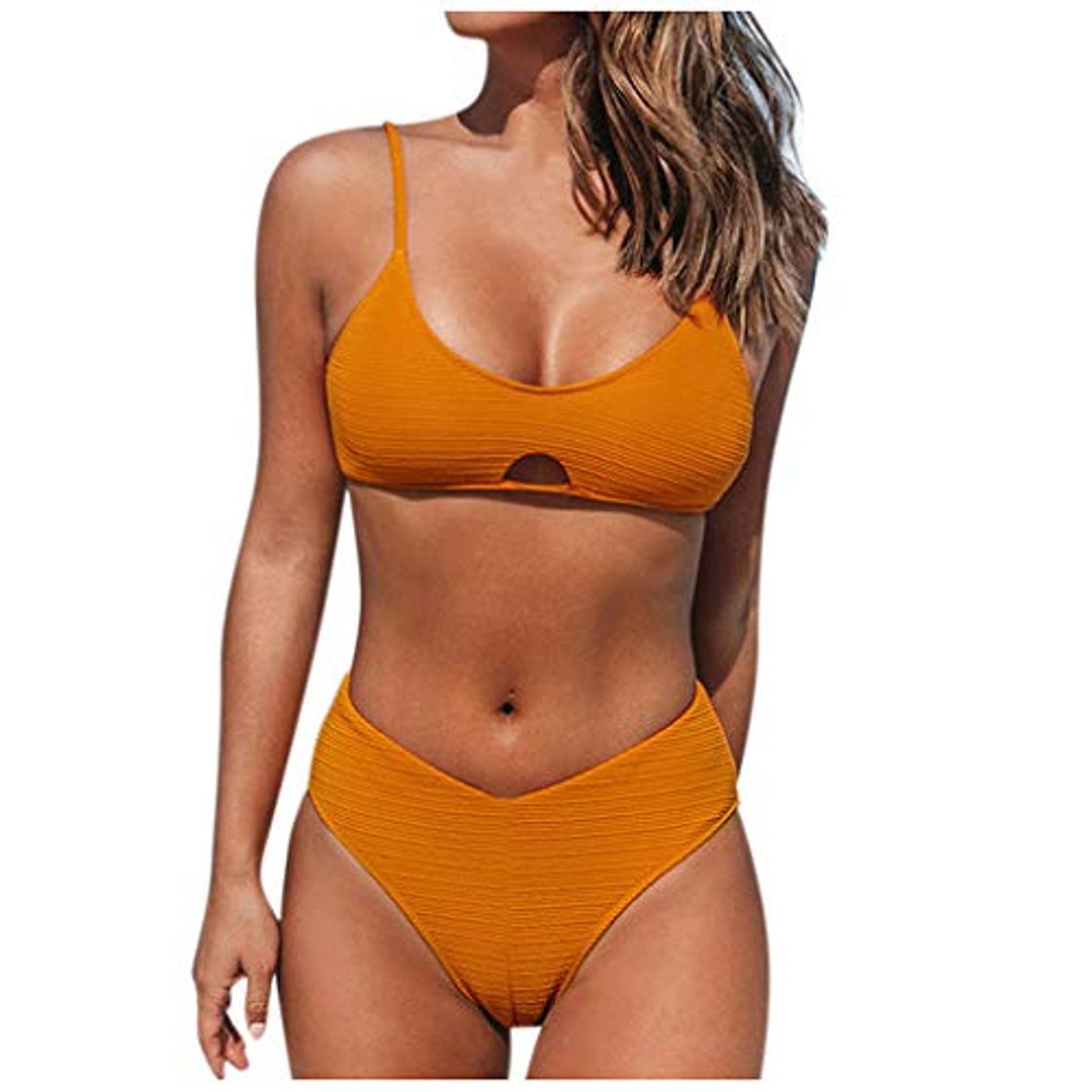 Moda Bikini Tanga Mujer Braga Traje de Baño Moda Ropa de Playa Sujetador de 2020 con Estampadas Push Up Lindo Ropa de Verano para Vacaciones Dividido Comodo