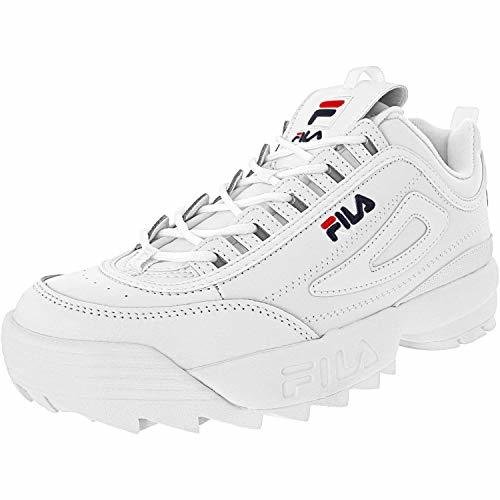 Fashion Fila - Zapatillas Disruptor para hombre, Blanco