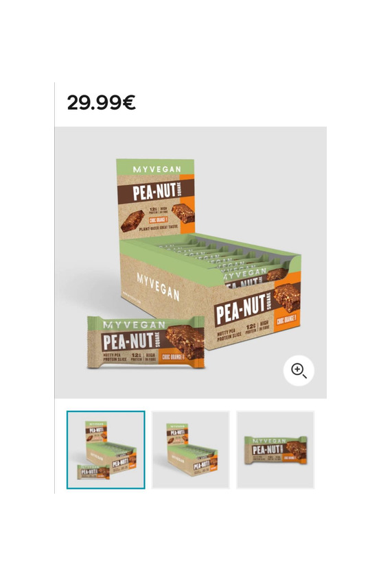 Productos Barra Proteica Vegan