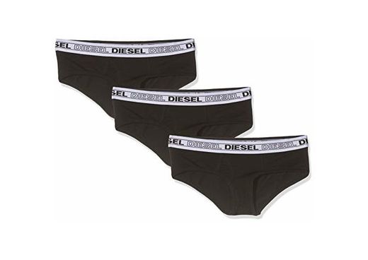 Diesel UFPN-OXY-THREEPACK, Braguita para Mujer, Negro