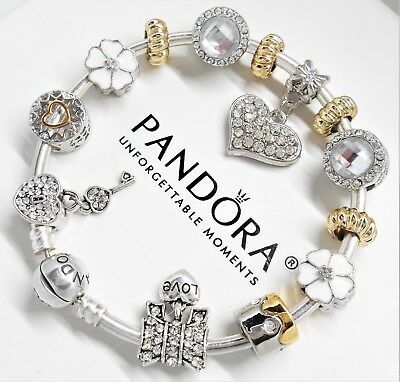 Producto PANDORA Bracelets - Silver, Gold & Leather