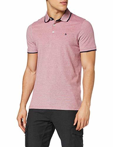 Fashion JACK & JONES Jjepaulos Polo SS Noos, Rojo