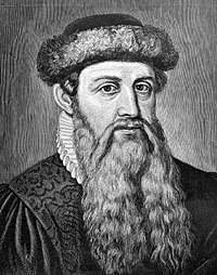 Moda Johannes Gutenberg