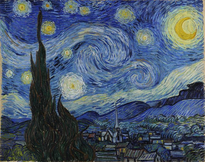 Moda A Noite Estrelada - Vincent van Gogh