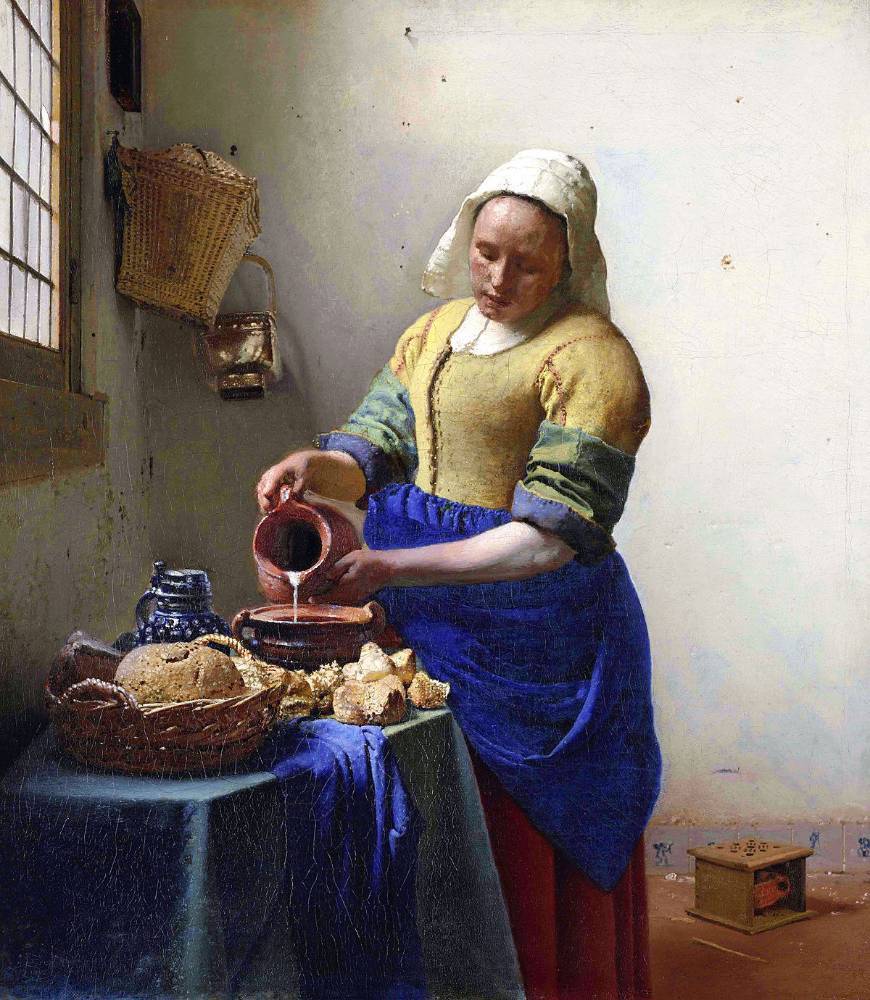 Moda A Leiteira - Johannes Vermeer