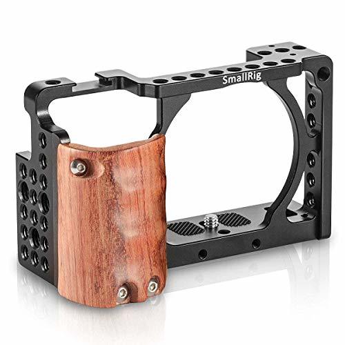 Producto SMALLRIG a6300 Cage con Wooden Handgrip para Sony a6300