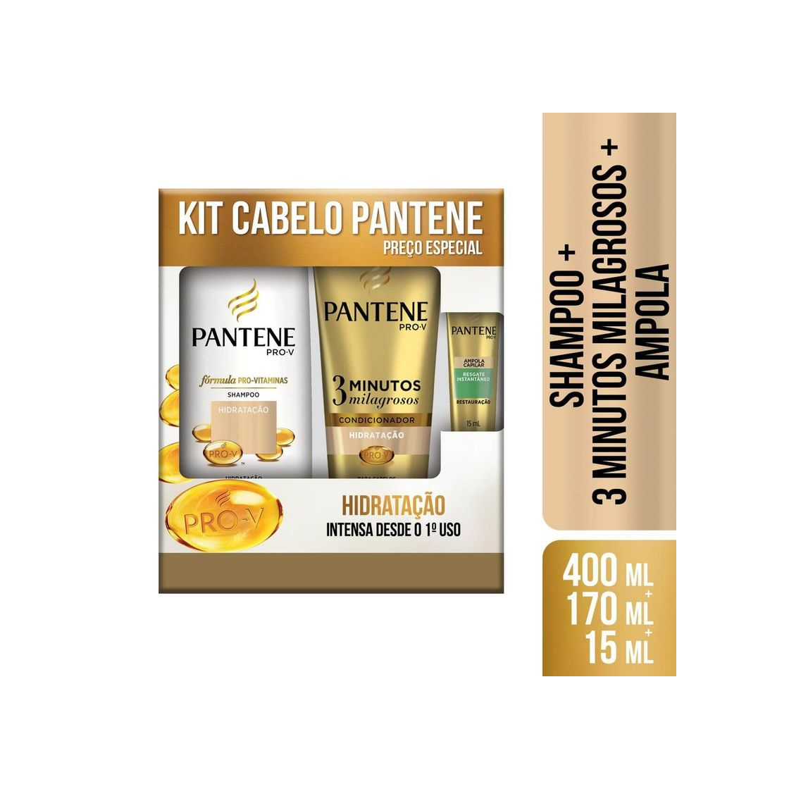 Products Shampoo e condicionador Pantene 3 minutos milagrosos