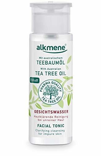 alkmene Aceite del árbol de té, tónico facial para la piel impura