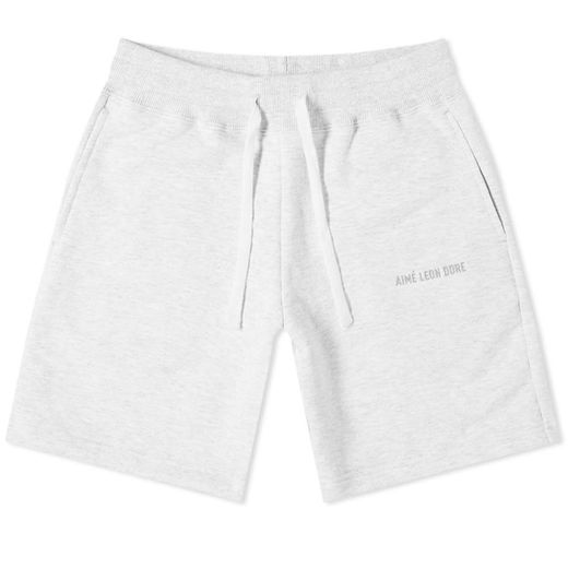 Aimé Leon Dore Logo Sweat Short Heather Grey | END.